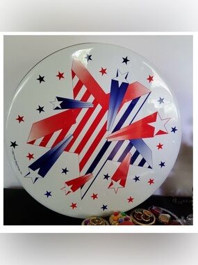 Vintage Patriotic Fresh Beginnings Tin 1995